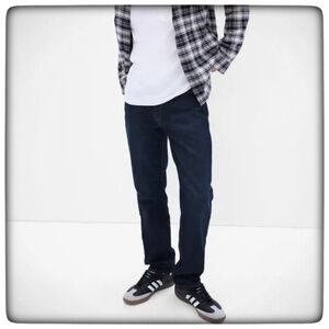 GAP Dark Wash Straight Jeans- 40W 34L